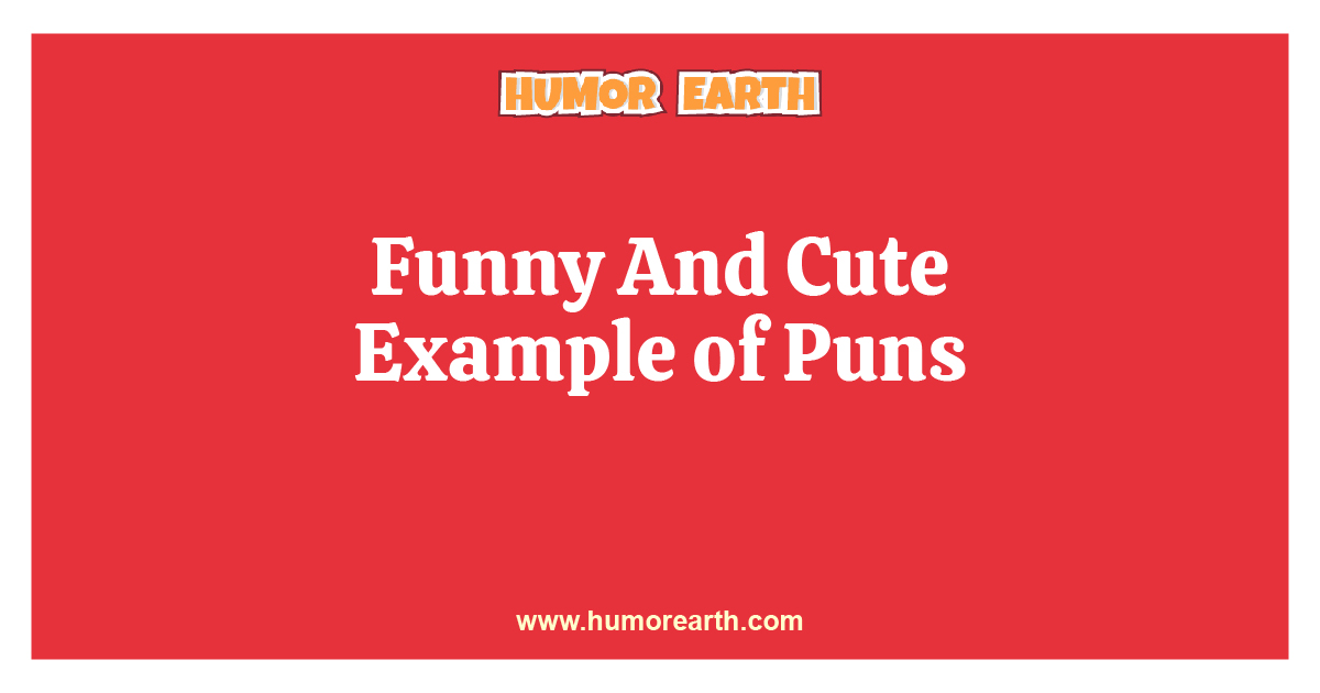 Examples Of Puns