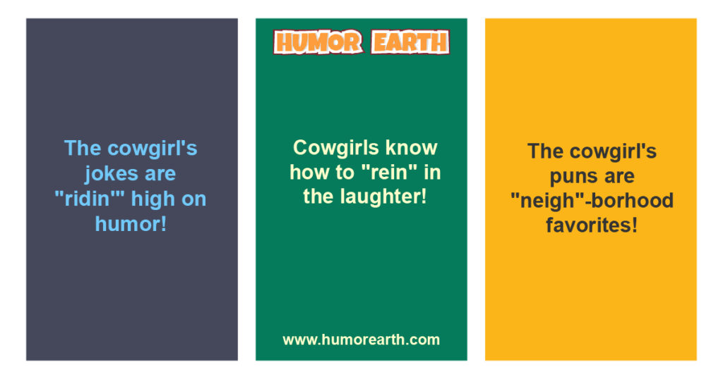 One-Liner Cowgirl Puns