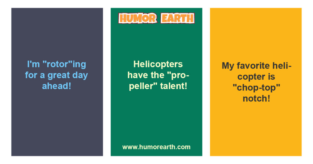 One-Liner Helicopter Puns for Instagram