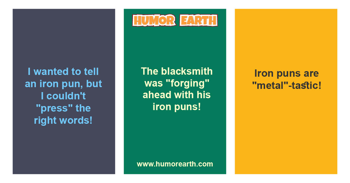 One-Liner Iron Puns for Instagram