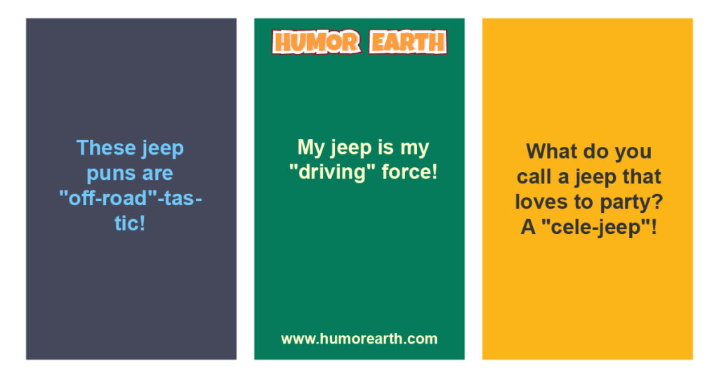 One-Liner Puns About Jeep for Instagram