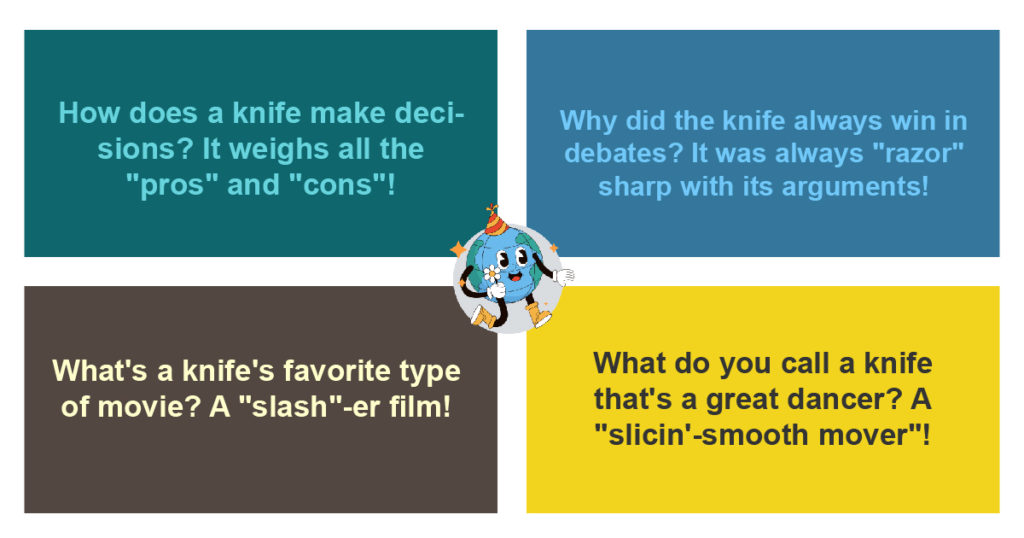 One-Liner Puns About Knife for Instagram