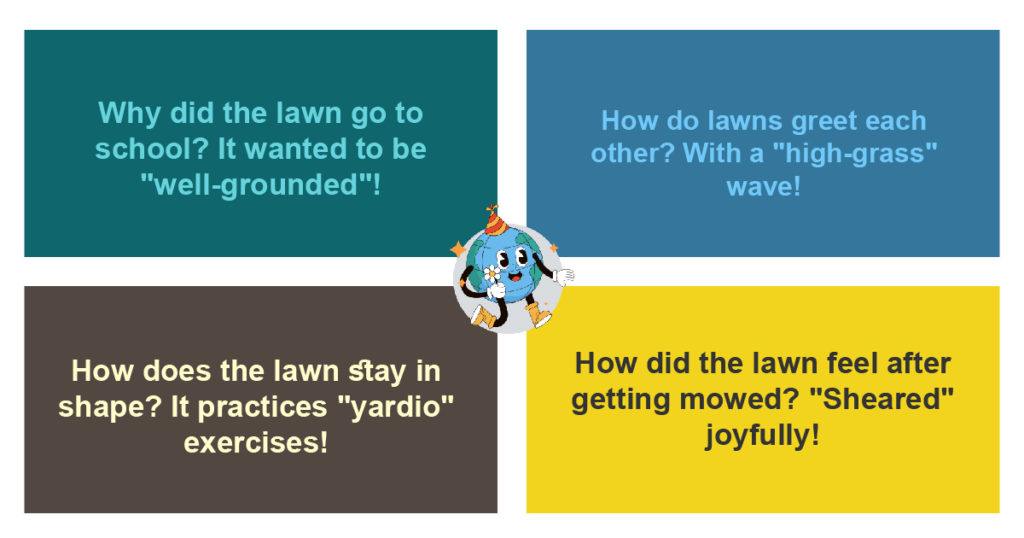 One-Liner Puns About Lawn for Instagram