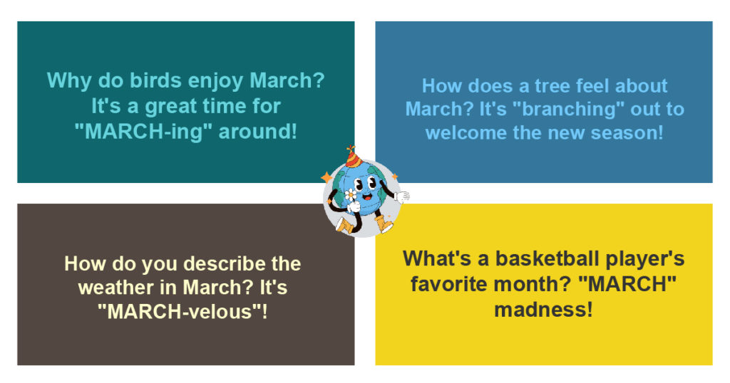 One-Liner Puns About March