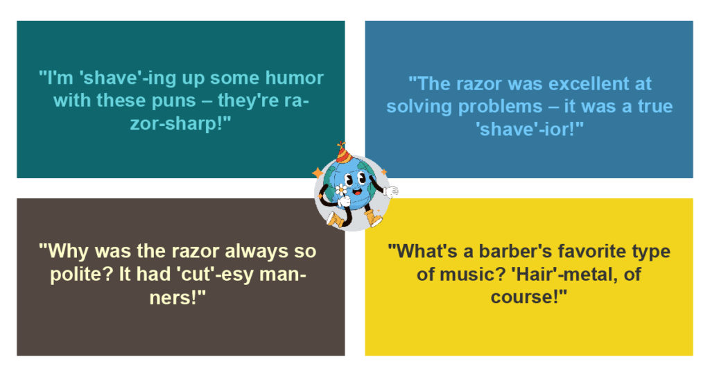 One-Liner Puns on Shaving